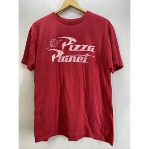 Toy Story Pizza Planet Red Short Sleeve T-shirt Men’s Large 42-44